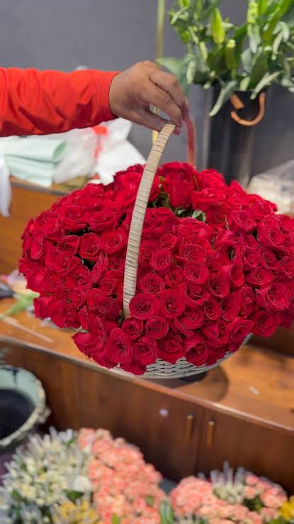 Fresh Flower Basket