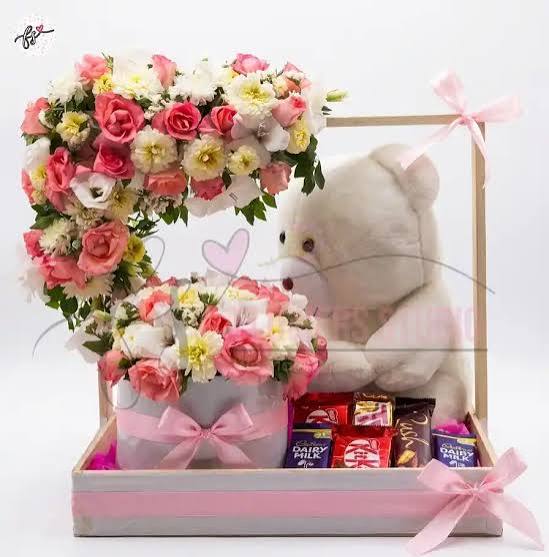 Fresh Flower Basket
