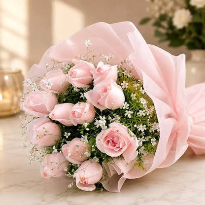 Pink Rose Bouquet