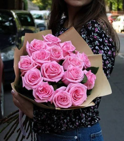 Pink Rose Bouquet