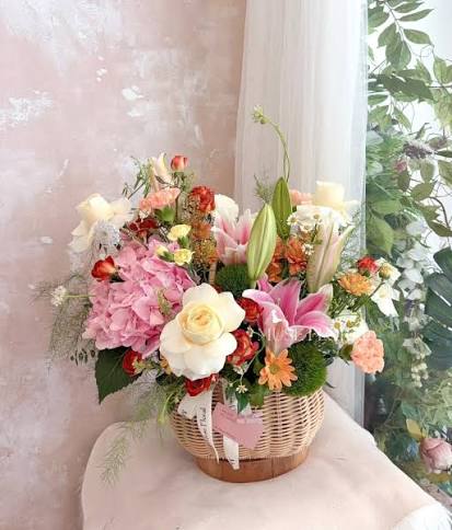 Fresh Flower Basket