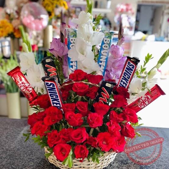 Fresh Flower Basket