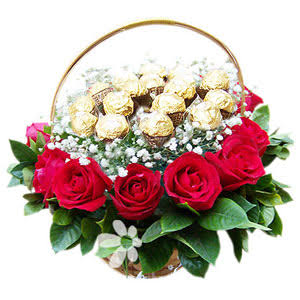 Fresh Flower Basket
