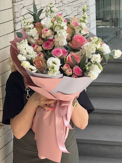 Pink Rose Bouquet