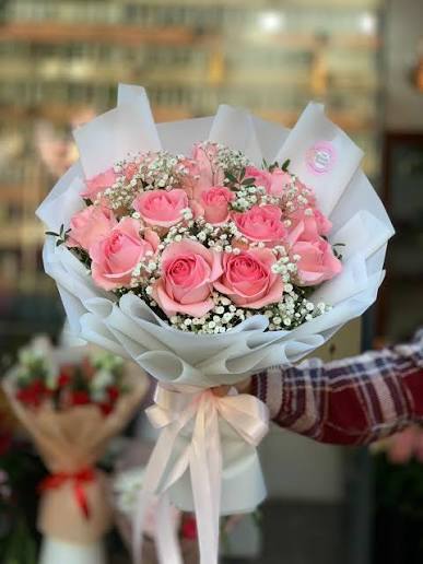 Pink Rose Bouquet